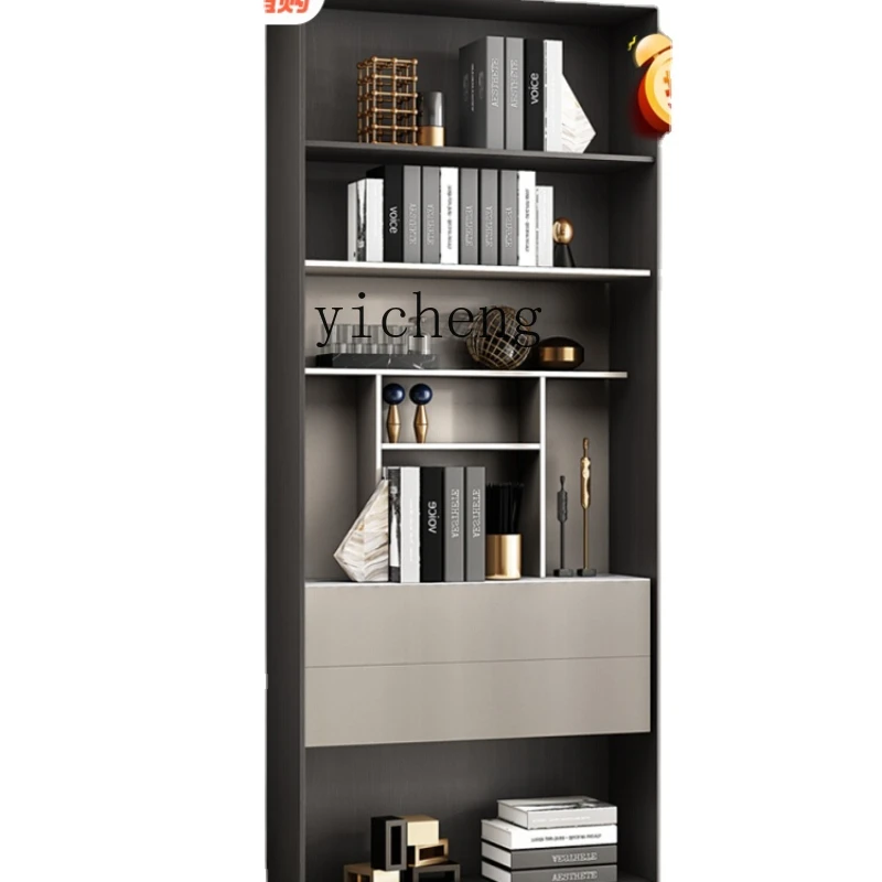 XL  Minimalist Floor Combined Bookcase Entire Wall Bookshelf Storage Cabinet