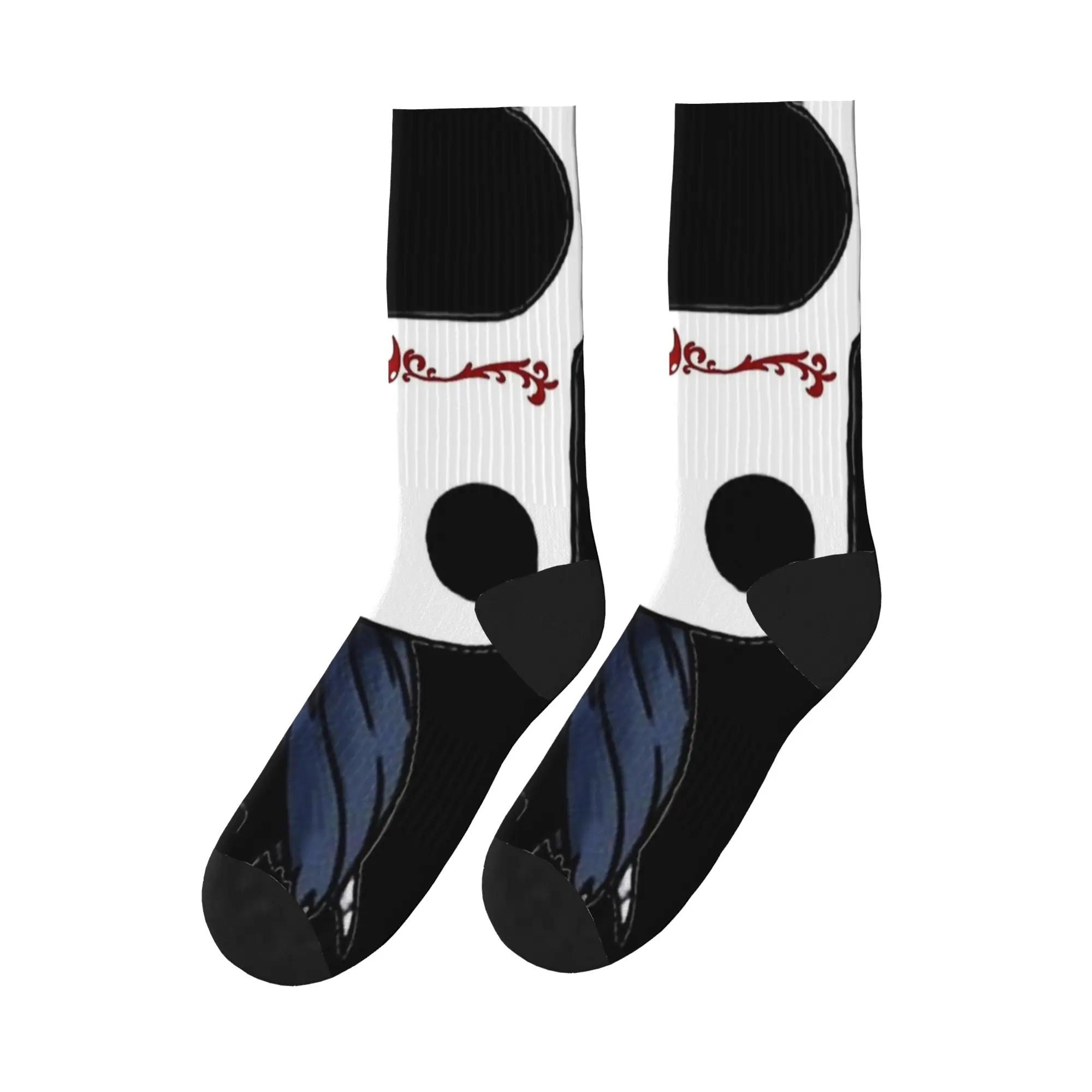 ホロウナイト ザ・ナイト シルクソングソックス 抗汗ストッキング 大人男性用 中柔らか アウトドアソックス 冬ファッション柄ソックス