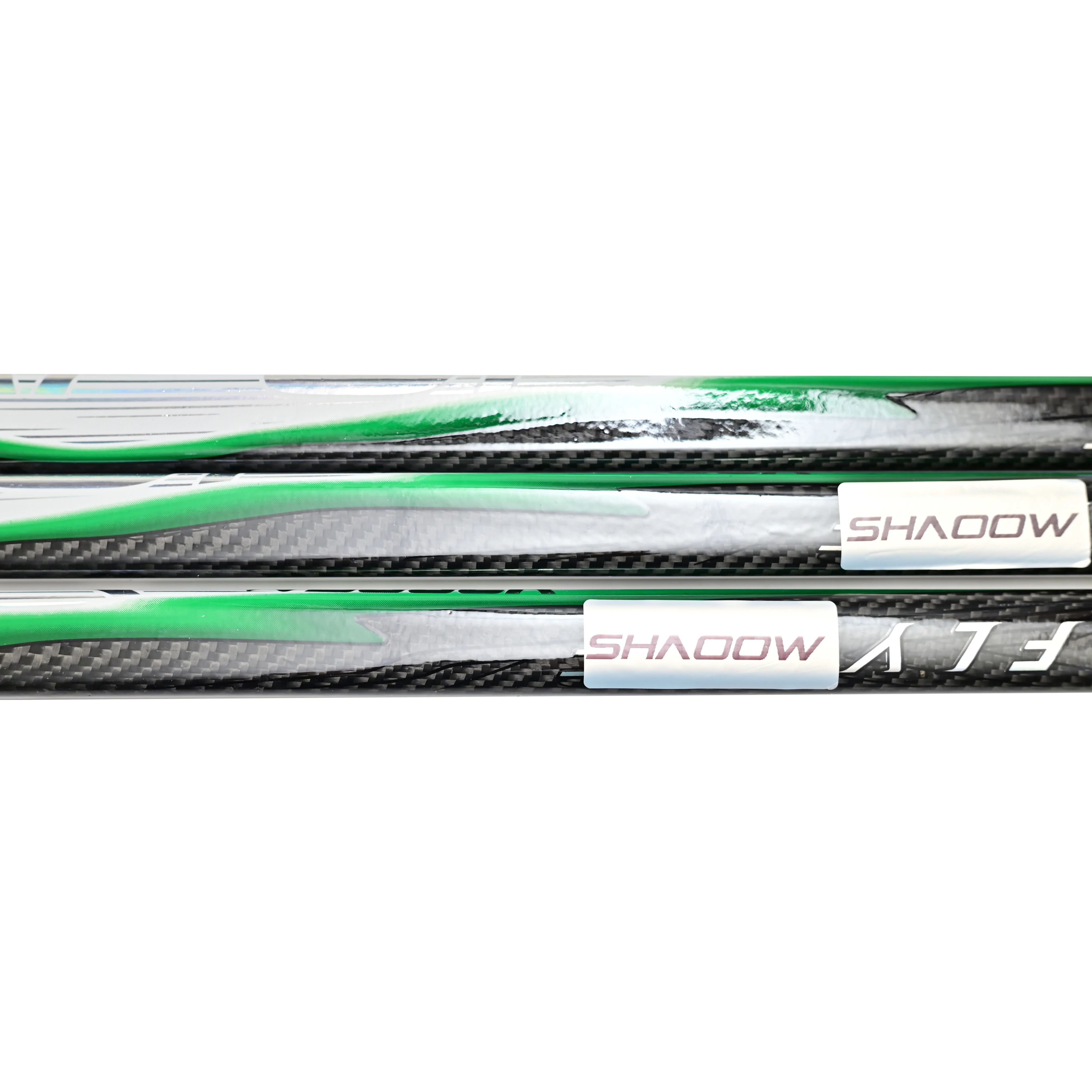 [2-Pack][SR][LKP][Green Hyperfly] Fly2 Classic Taper Slim Shaft Grip Carbon Fiber Hockey Stick - عصا أداء ممتازة