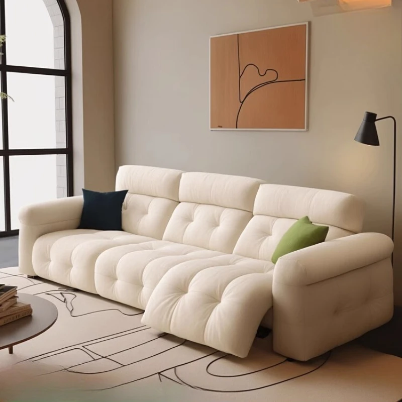 

Cushion Sleeper Sofa Armrest Minimalist Puff Elegant Sofa Comfortable Soft Apartment Articulos Para El Hogar Home Furniture