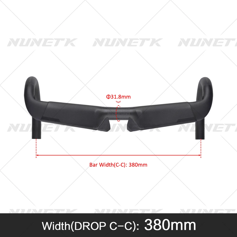 Aerofly II Carbon Road Handlebar Matte Black 400mm