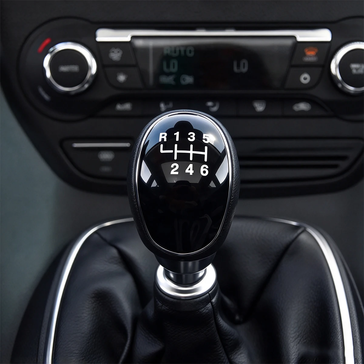 MT 5/6 Speed Gear Shift Knob Leather Shifter Lever Arm Headball For Ford Mondeo Mk4 Focus S-Max C-Max Kuga Galaxy Car Accessory - view 5