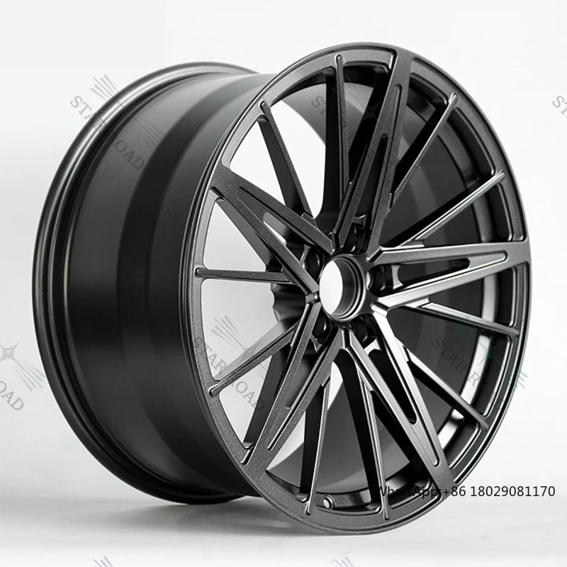 

RCSR High Quality 16 17 Inch 4x4 Accessories Aluminium Passenger Car Forged Wheels 2 Pieces Rim Hub 5x112 for KIA BWM BENZ Audi