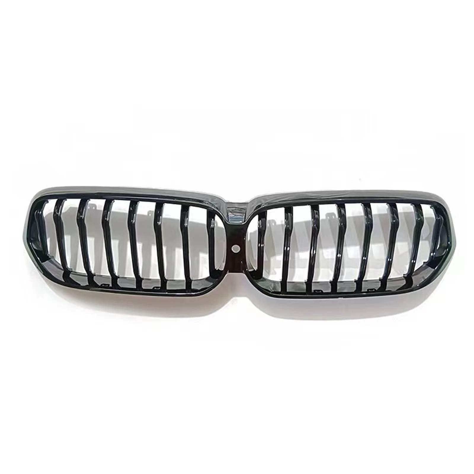 Car Front Kidney Grille Upper Bumper Hood Mesh Grill High-End Version For BMW 6 Series G32 6GT 2021-2023