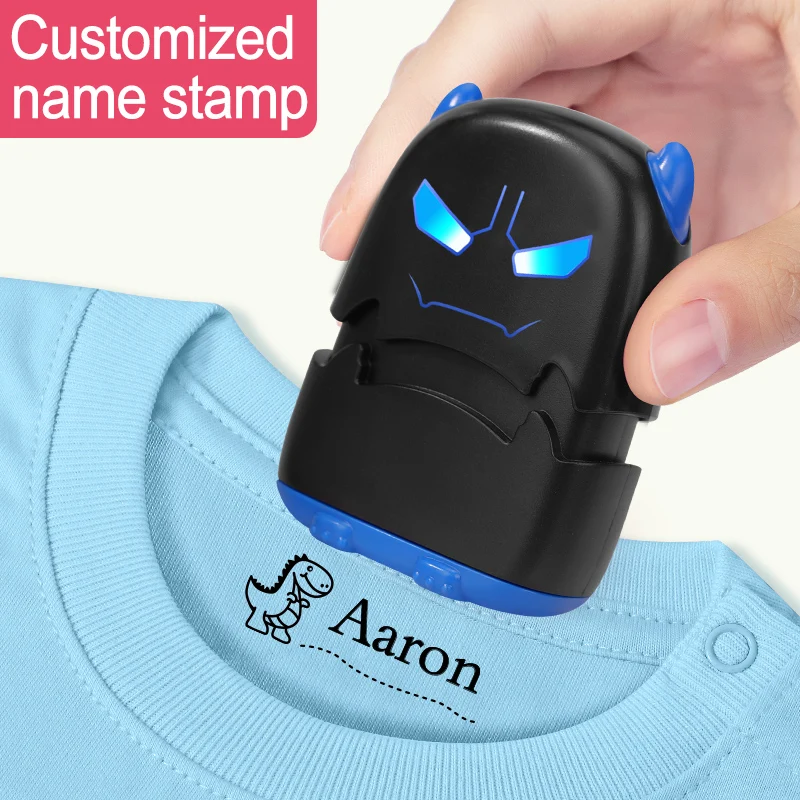 

Персонализированный штамп с именем для детей, многоразовая водонепроницаемая печать с черными чернилами — индивидуальный подарок для детского сада для студентов и малышей
