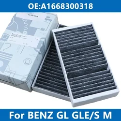 Condizionatore d'aria con filtro abitacolo per auto da 2 pezzi A 1668307201   Per Mercedes Benz X166 W166 GL350 400 450 GLE250d GLE300 320 GLS500 ML Coupé