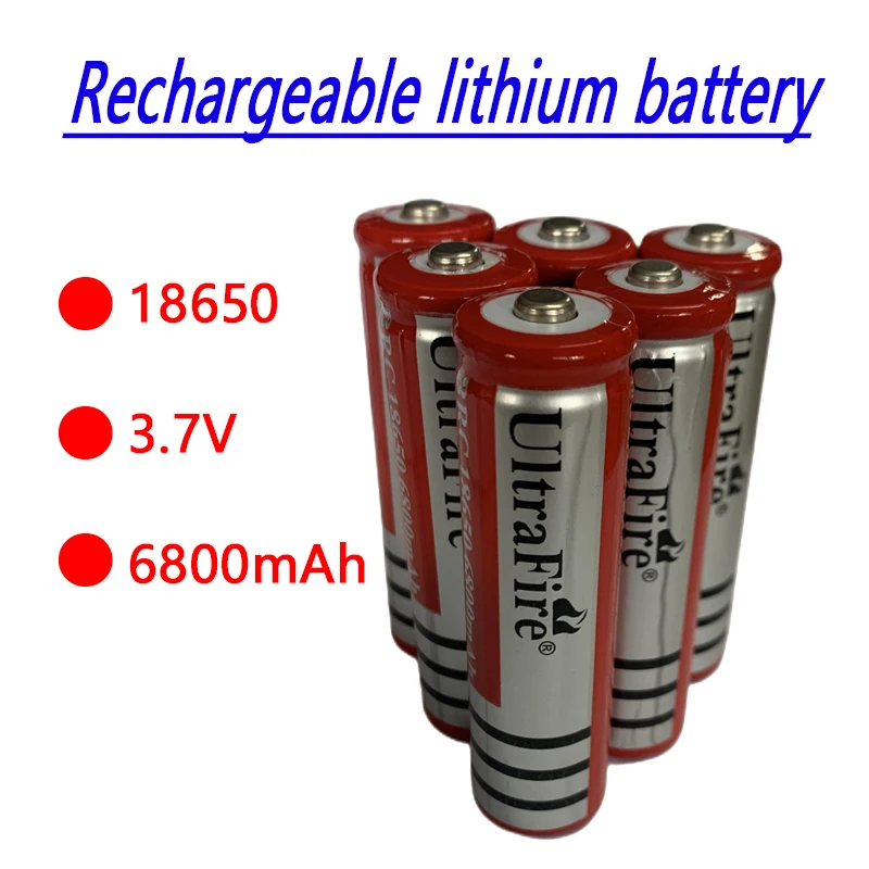 

18650 батарея 3,7 В 6800 мА/ч