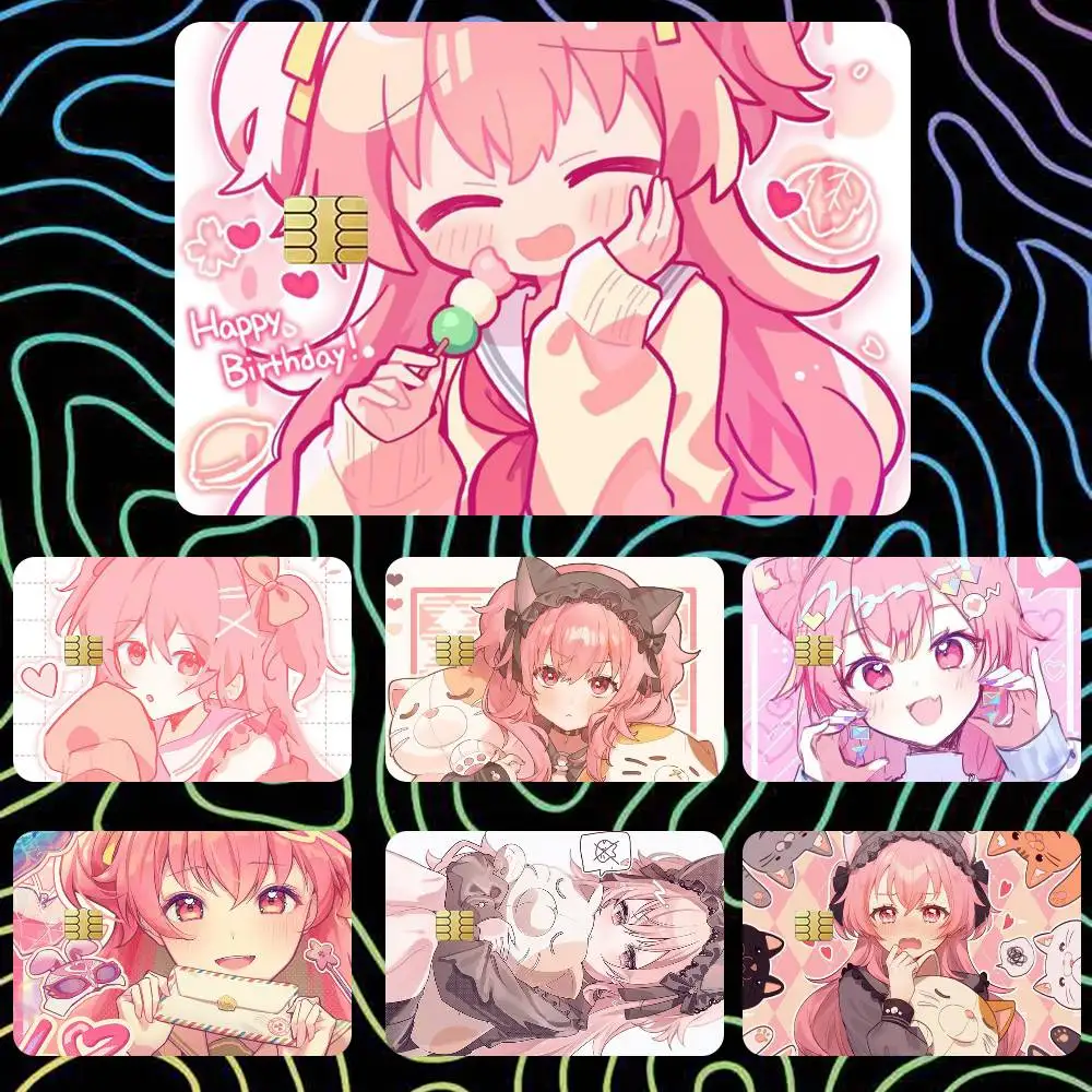 

Cute Anime Girl Momoi Airi Sticker Film Tape Skin for Credit Card Debit Card Waterproof Stickers