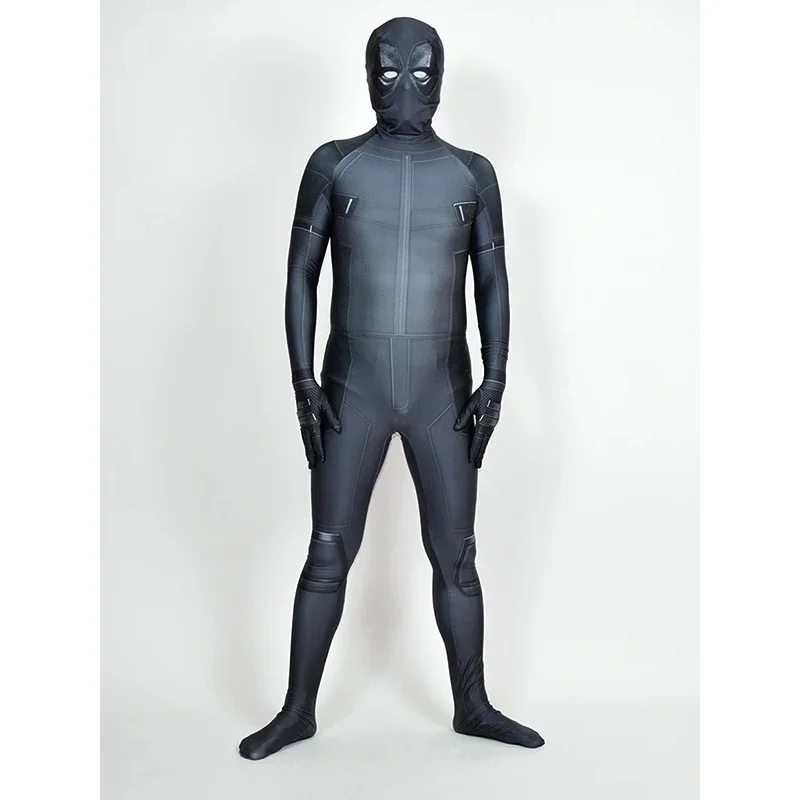 Halloween deadpool cosplay traje super-herói adultos crianças zentai terno masculino meninos bodysuit completo macacão