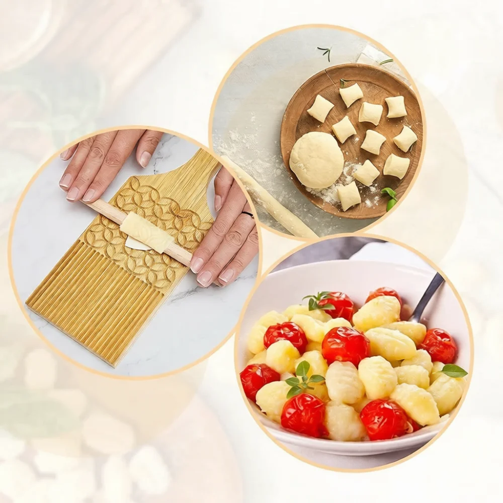 Handmade Pasta Gnocchi Board B - Home Cooking In Italian recension och pris