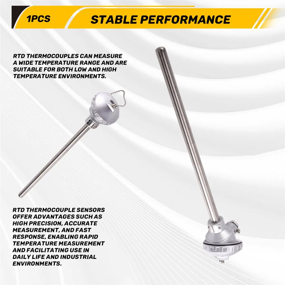 -130 K-Type Stainless Steel Thermocouple Temperature Measuring Sensor Annealing Furnace Temperature Probe