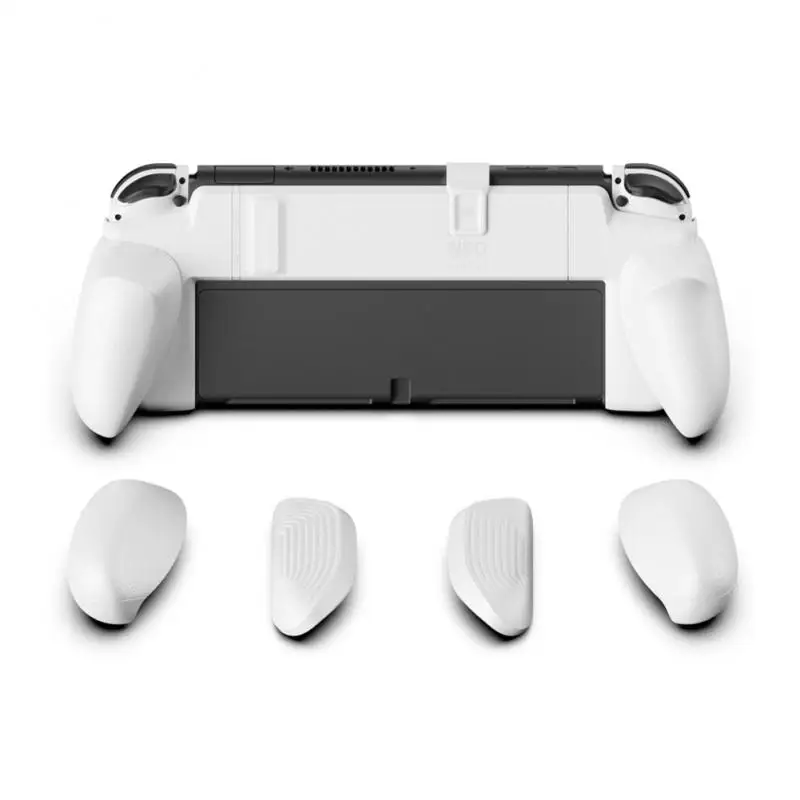 Skull & Co. NeoGrip with Replaceable Ergonomic Grip Protective Case for Switch OLED and Regular Switch