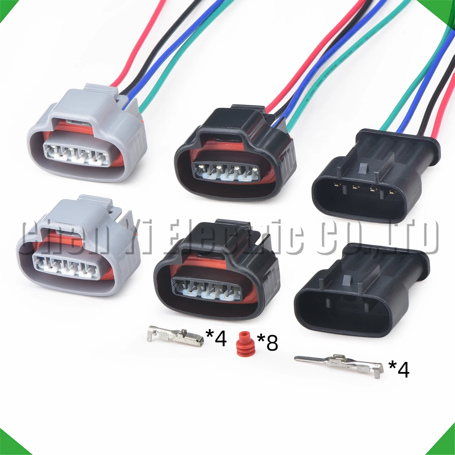 

4-контактные автомобильные разъемы, высоковольтная катушка зажигания, вилка жгута проводов 90980-11150 6189-0565 для Toyota Land Cruiser Prado