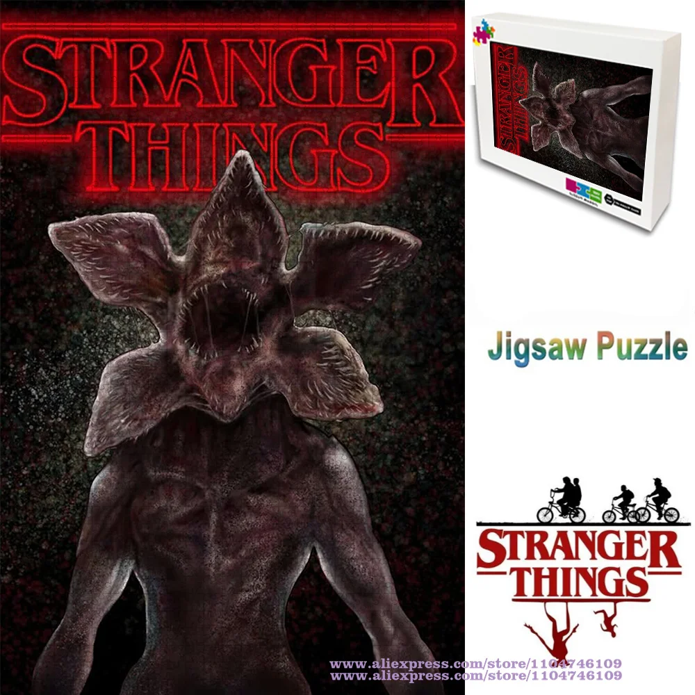 

Stranger Things Puzzle Jigsaw 108/200/300/500/1000/1500Pcs Creative and Imaginative Series Intelligence Puzzles for Adults