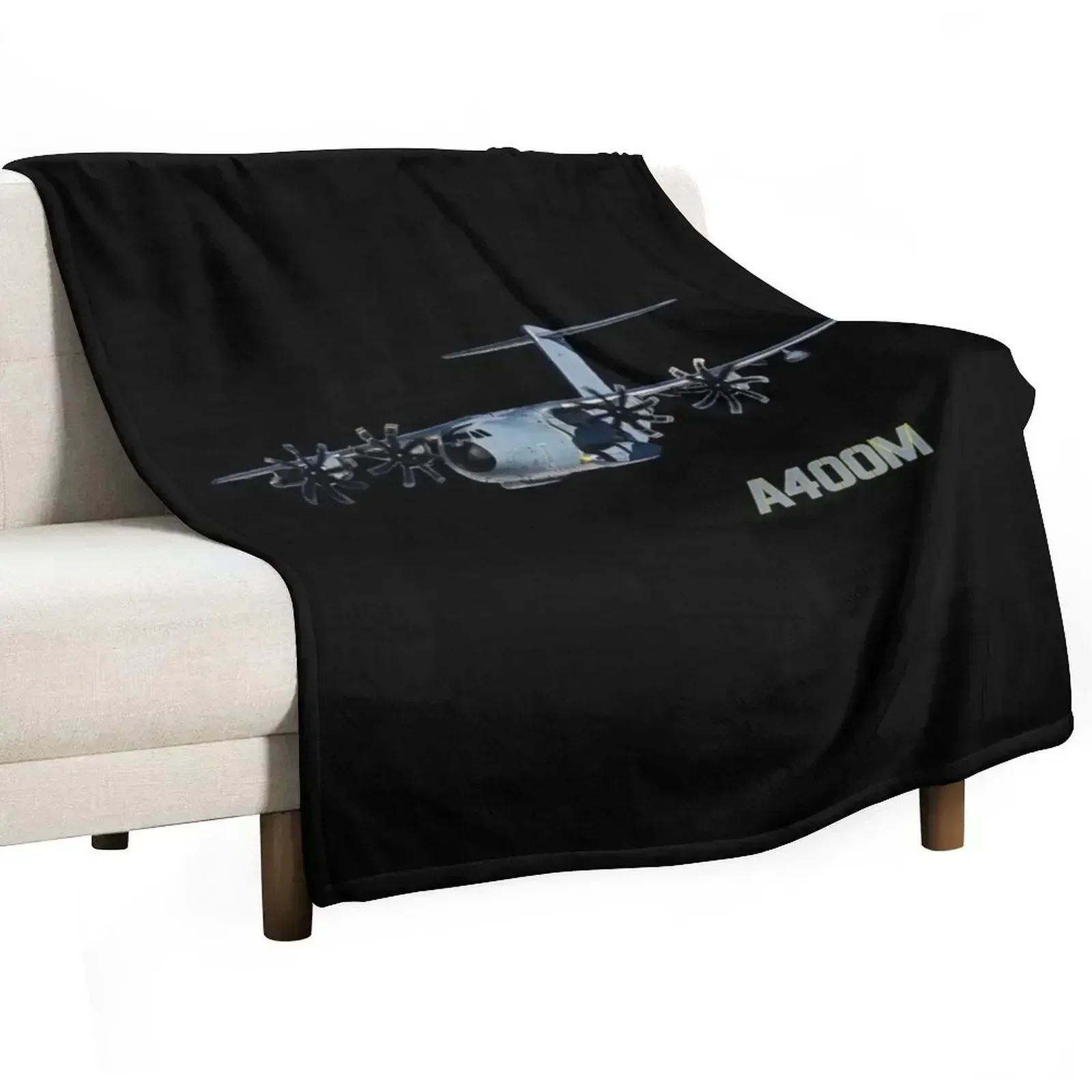 A400M military transport aircraft Throw Blanket Bed linens For Decorative Sofa Hair Sofa Quilt Polar Fashion Sofas Blankets