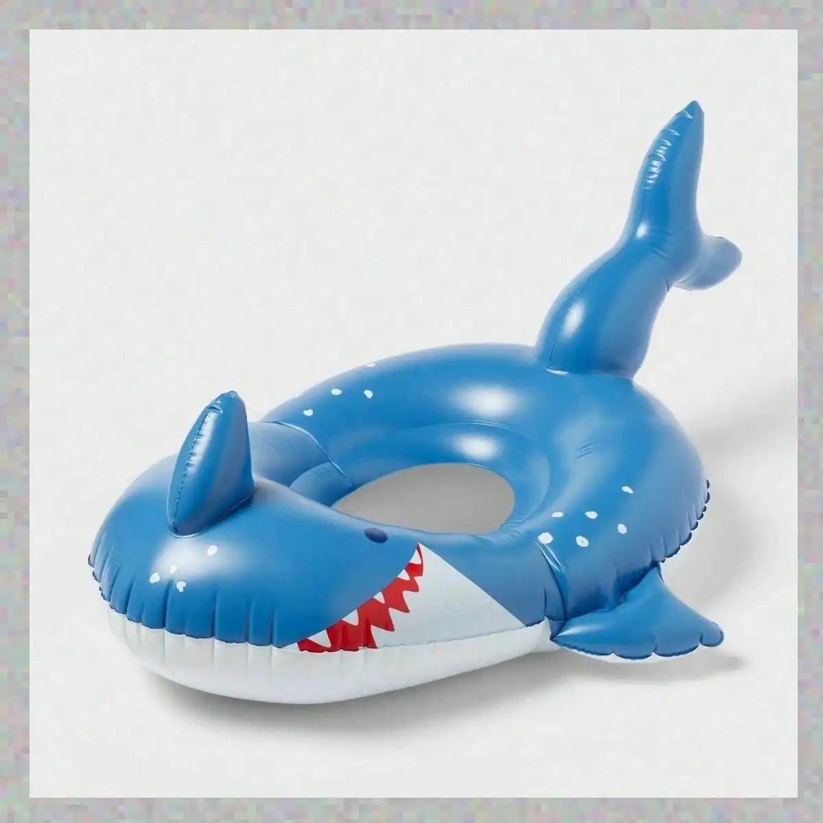 

Inflatable Shark Pool Float For Adults 183lbs Capacity PVC Summer Swimming Pool Party Raft, Pool Inflatable, Beach Essentials, Pool Float