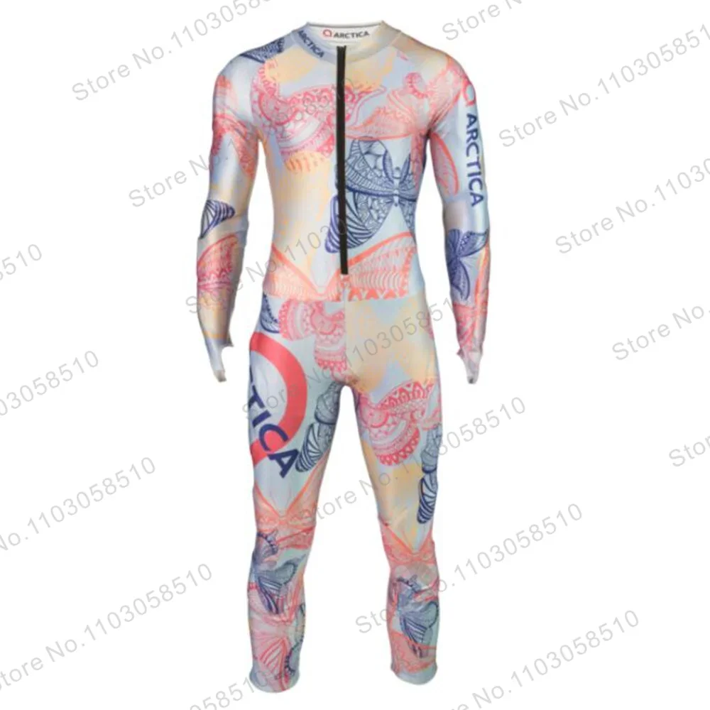 

Acrctica GS Non-Padded Speed Race Suit Performance GS MEN Race Suit Winter Flange Jumpsuits One Piece Ski Suits