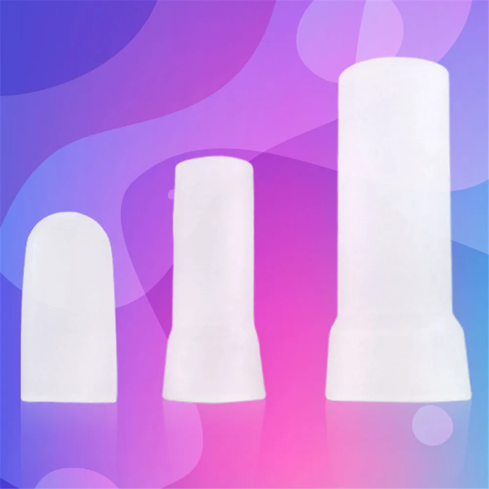 Silicone Sleeve Penis Enlarge Stretcher Pump ADS Penis Extender Pump Silicone Glans Protector Cap Replacement