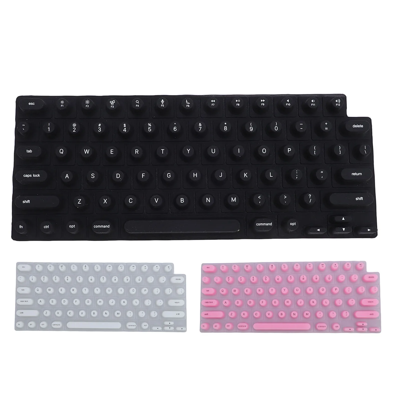 

1 шт. чехол для клавиатуры для MacBook Pro MacBook Air, ноутбука, мягкий силиконовый удобный чехол для набора текста, поднятая защита для клавиатуры для длинных ногтей