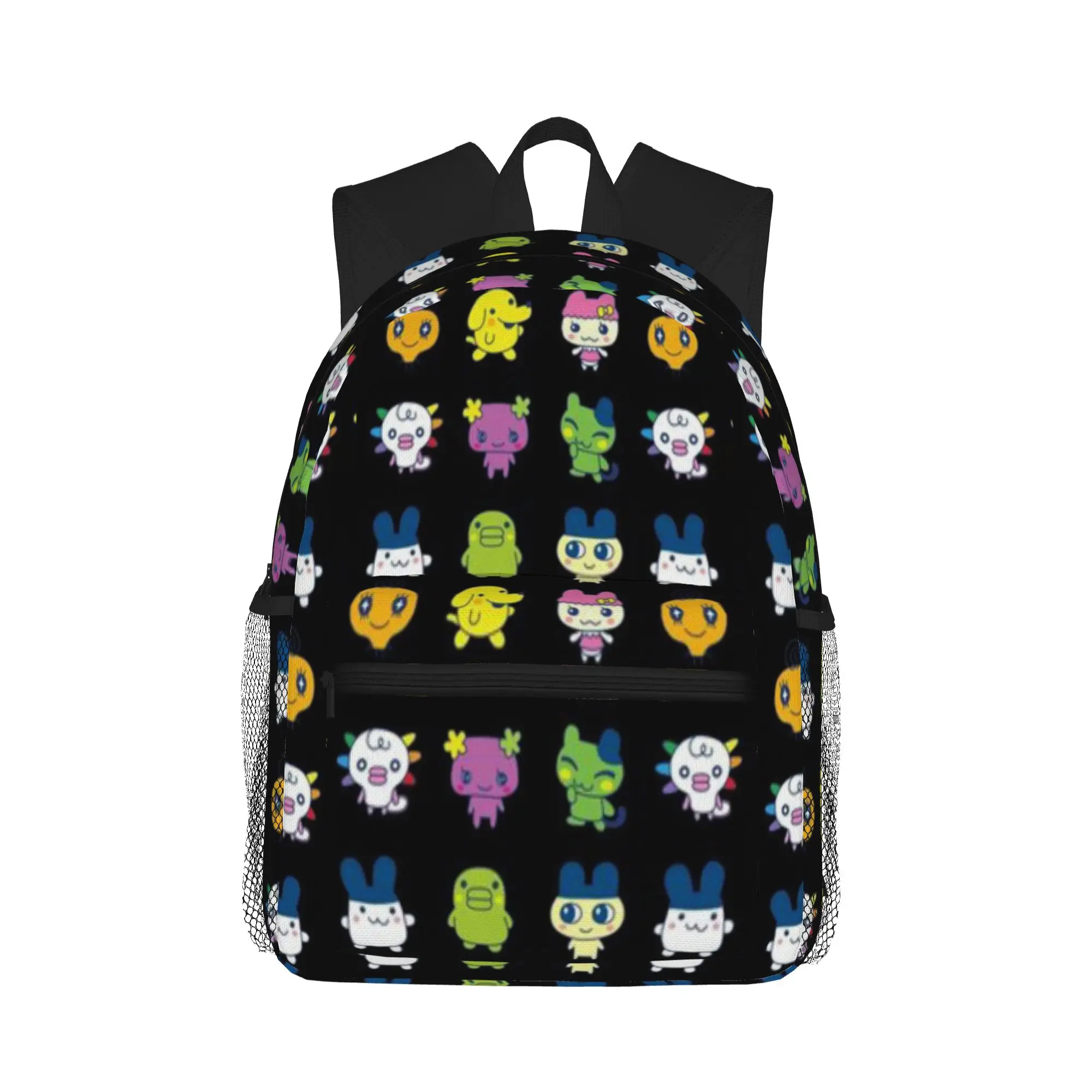 

Tamagotchi Set Large Casual Backpack for Students and Adults Bags for women