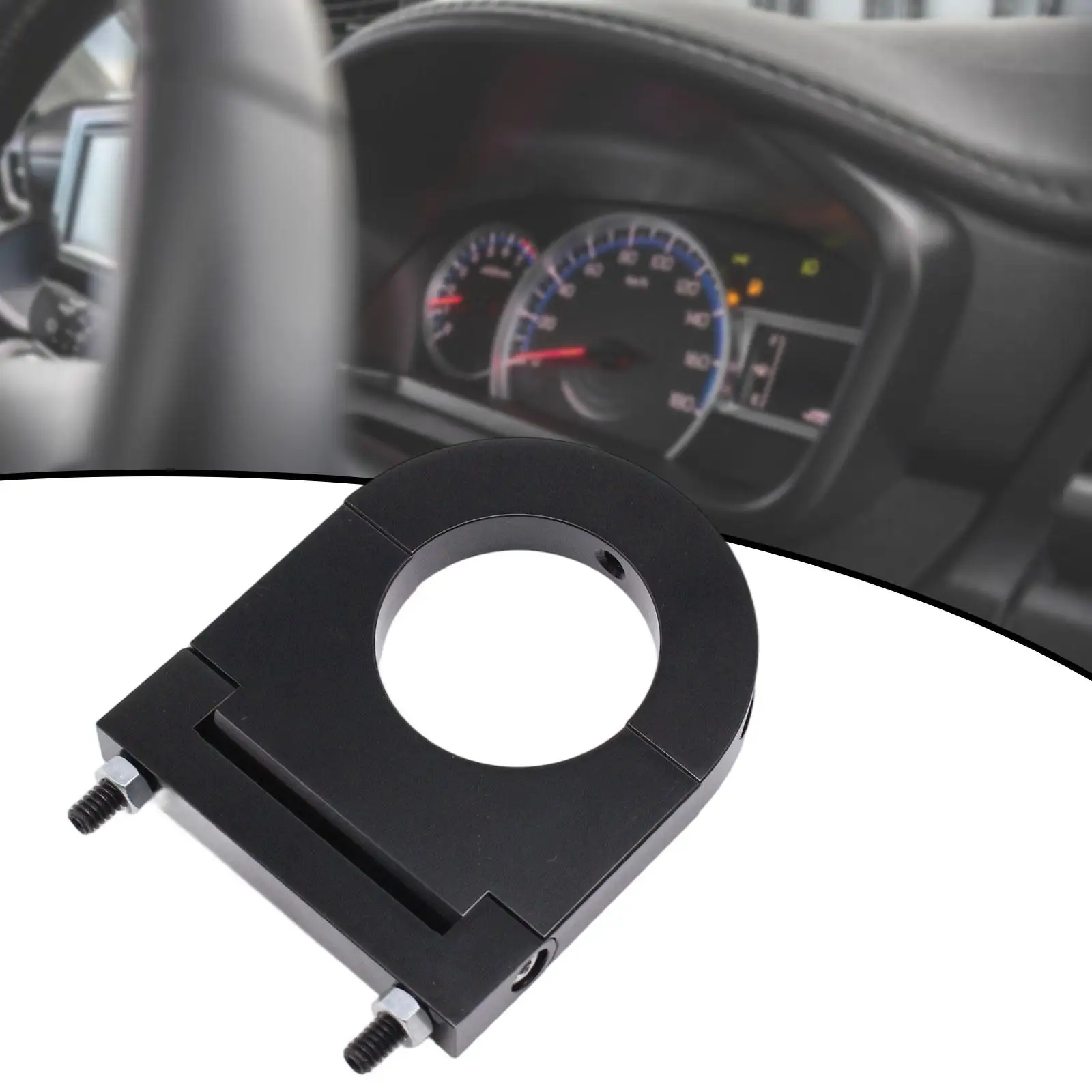 

Steering Column Drop 2.5 Inch Black Metal Universal Clamp Replacement Accessories for Auto DIY Upgrade