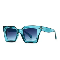 Fashion Square Sunglasses Women Men New Brand Design Vintage Sun Glasses For Women Unique Flat Top Eyewear Shades UV400
