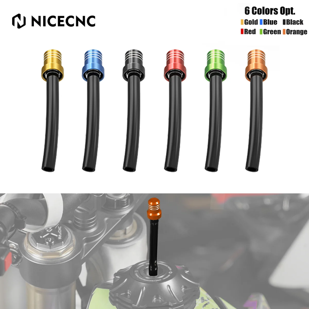 For KTM EXC 300 Motorcycle Gas Fuel Cap Valve Vent Hose Tube XC-W XCF-W EXCF XW-F 500 450 400 350 300 250 200 150 125 SX XC SXF