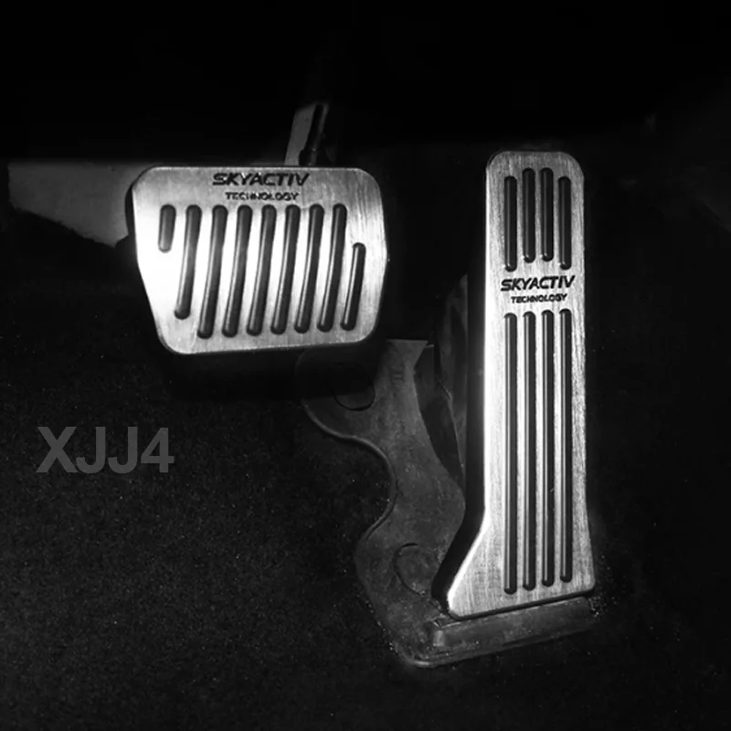 

For Mazda 2 6 GJ CX-5 CX5 CX-8 CX-9 KE KF 2014~2016 2017 2018 2019 2020 2021 2022 2023 Car Fuel Brake Pedals Cover Accessories