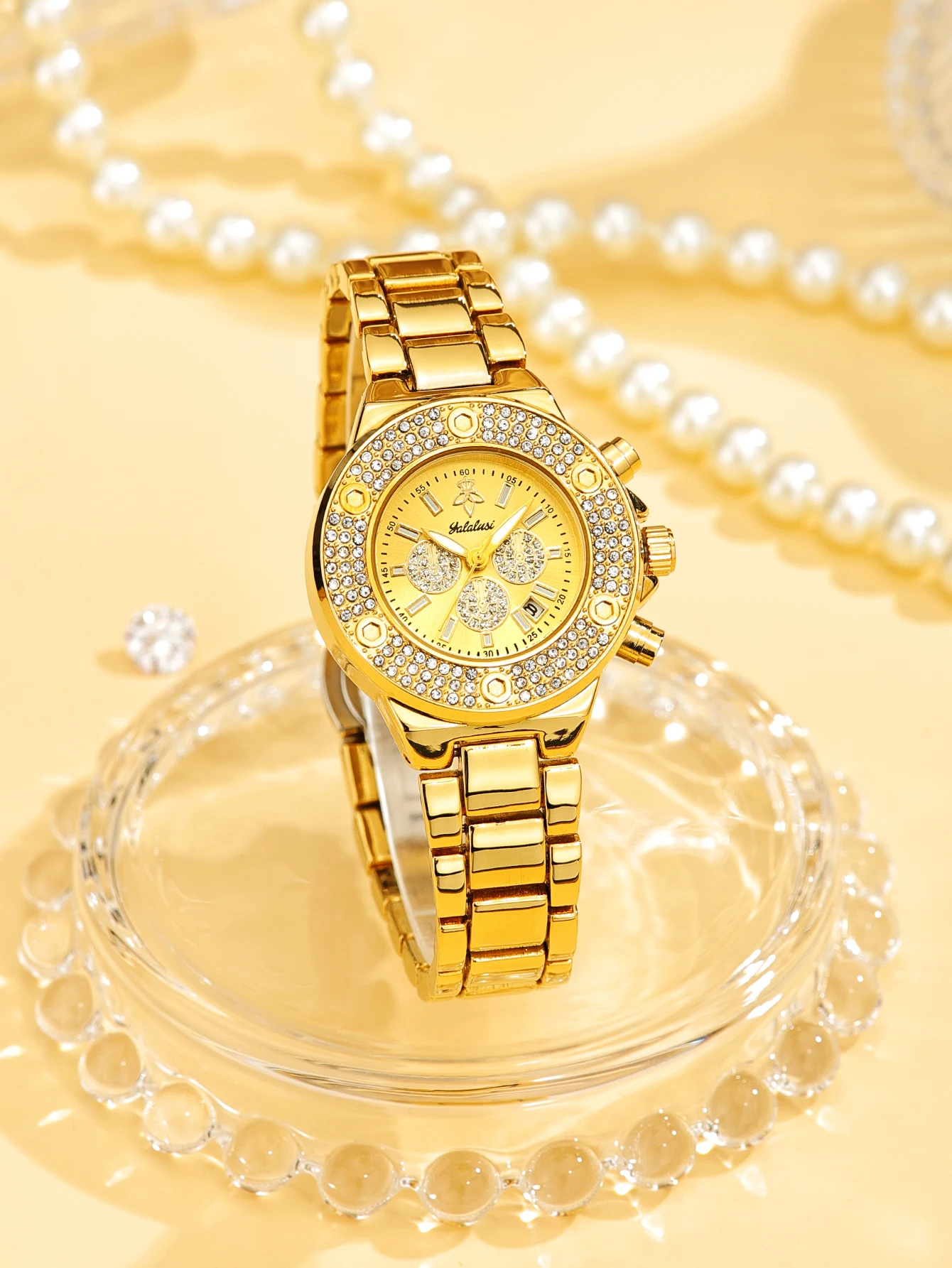 

Stylish and elegant ladies’ bracelet watch: suitable for business and leisure, water-resistant, luxury quartz timepiece reloj