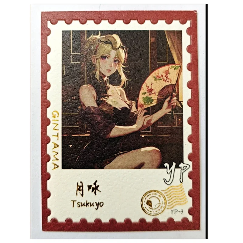 Tarjeta de Anime Sakata Gintoki YP PR LR, Ikumatsu Kagura Matsudaira Kuroko Kijima Matako, colección de juguetes para niño, regalo de cumpleaños y Navidad