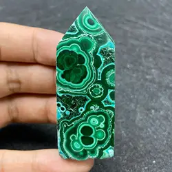 Natural Malachite Stone Chrysocolla Crystal Tower Home Decoration Rock Quartz Wand Point Polished Obelisk Healing Gift