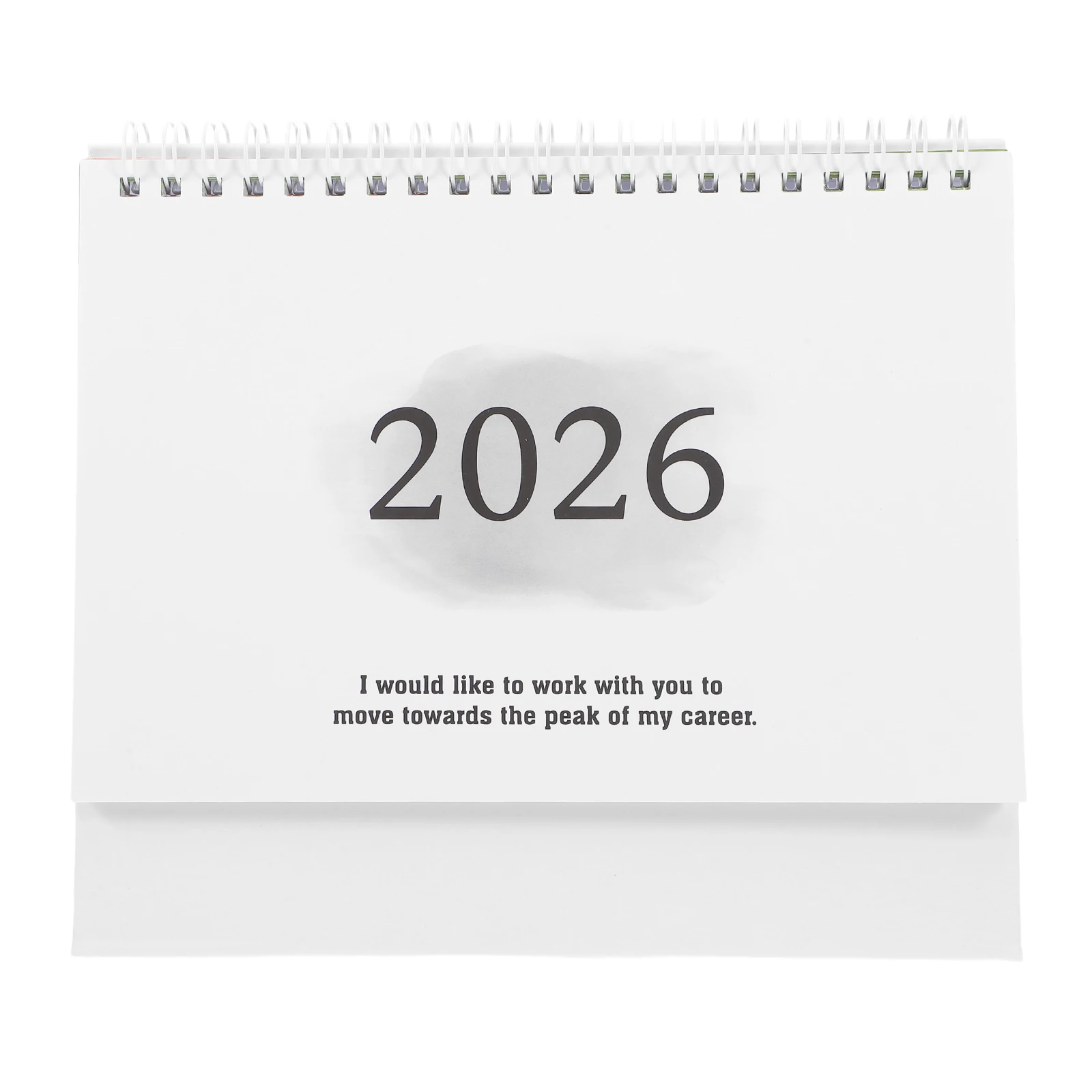 

2026 Desk Calendar Compact Foldable Small Desktop Stand Up Calendar Thick Paper Office Home Planner Organizer Light Green Mini