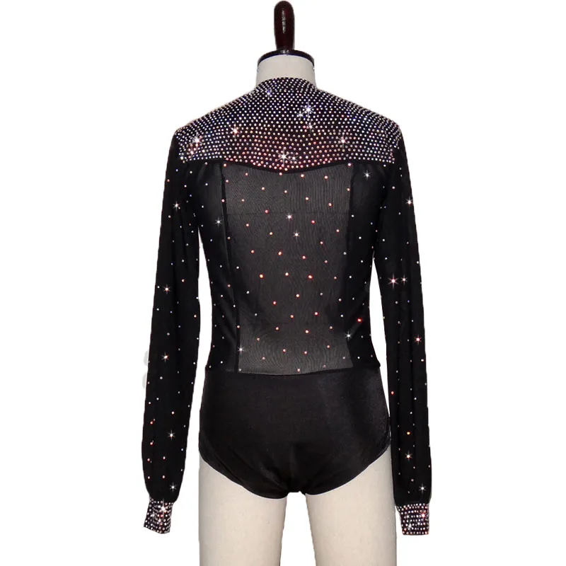 Latin Dance Top Latin Dancing Shirts Adult Kids Competition Performance Wear Salsa Square Professional Practice Clothing