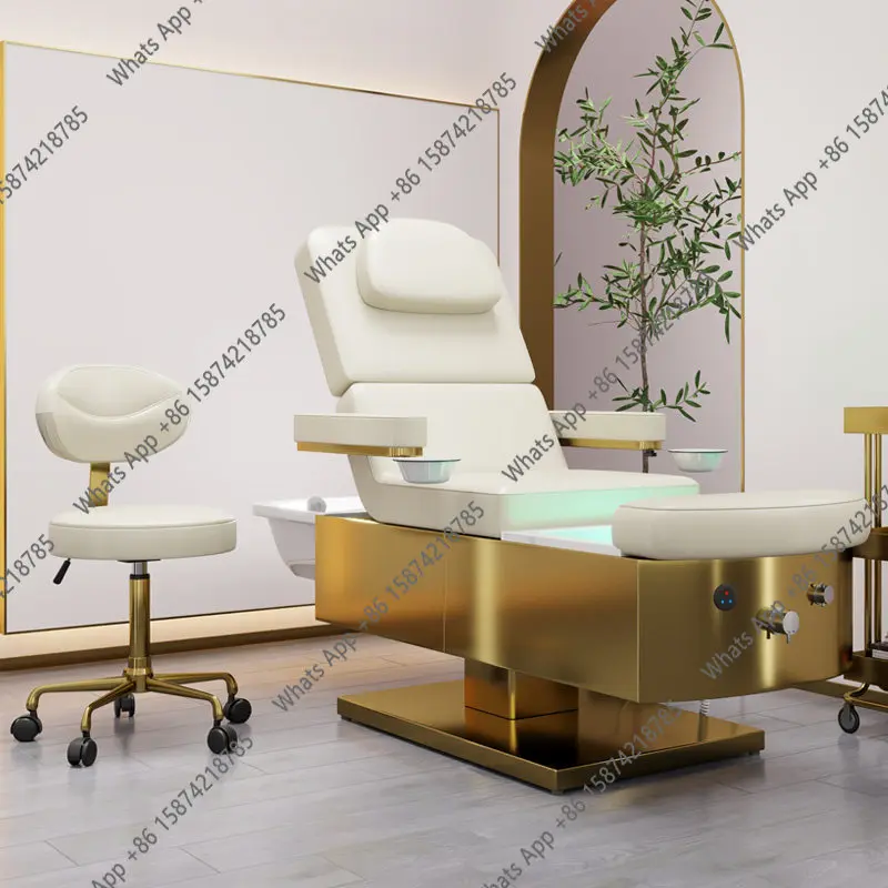 

Electric foot bath beauty shampoo bed beauty salon massage shampoo bed barber shop water circulation beauty bed