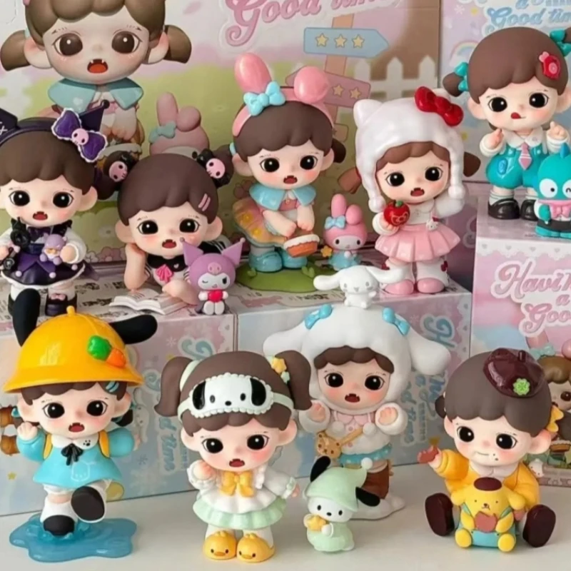 

Zoraa Sister Treasure Co-Branded Roaming Good Time Series Blind Box Toys Hand Gifts Cute Cute Fun Collection Tabletop Ornaments