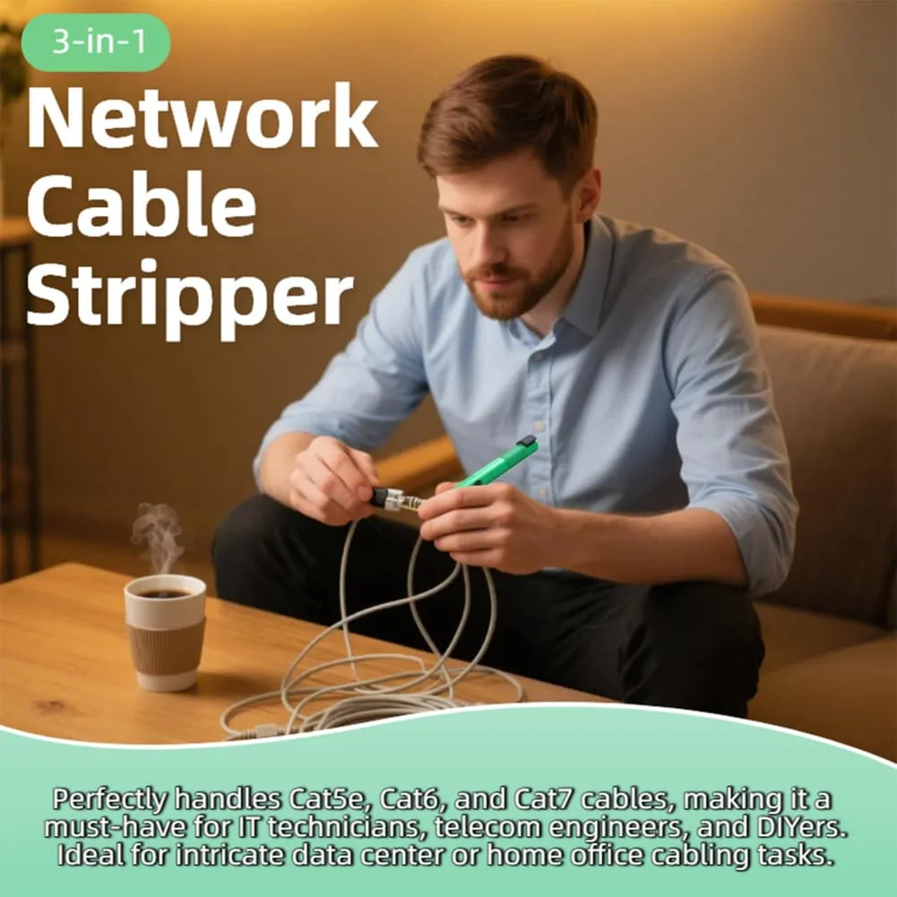 For Network Installations 120mm 4.9 L Pen Cable Organizer Wire Management Cable Straightener ABS Engineering Plastic Handle