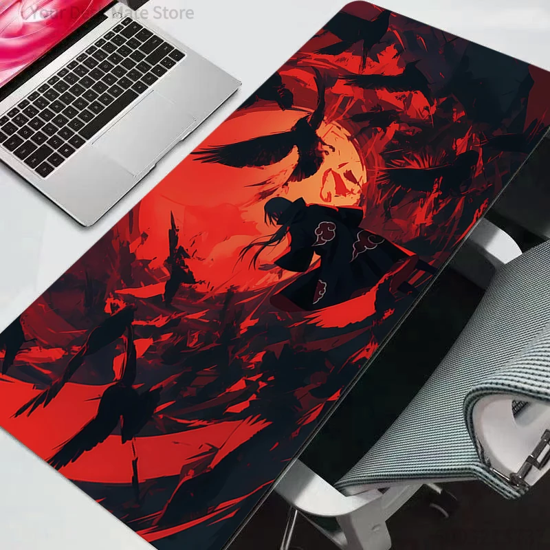 Naruto Computer Varmilo Keyboard Mouse Pad Anime Gaming Accessories Table XXL Gamer Carpet Desk Mat Mousepad Durable Anime