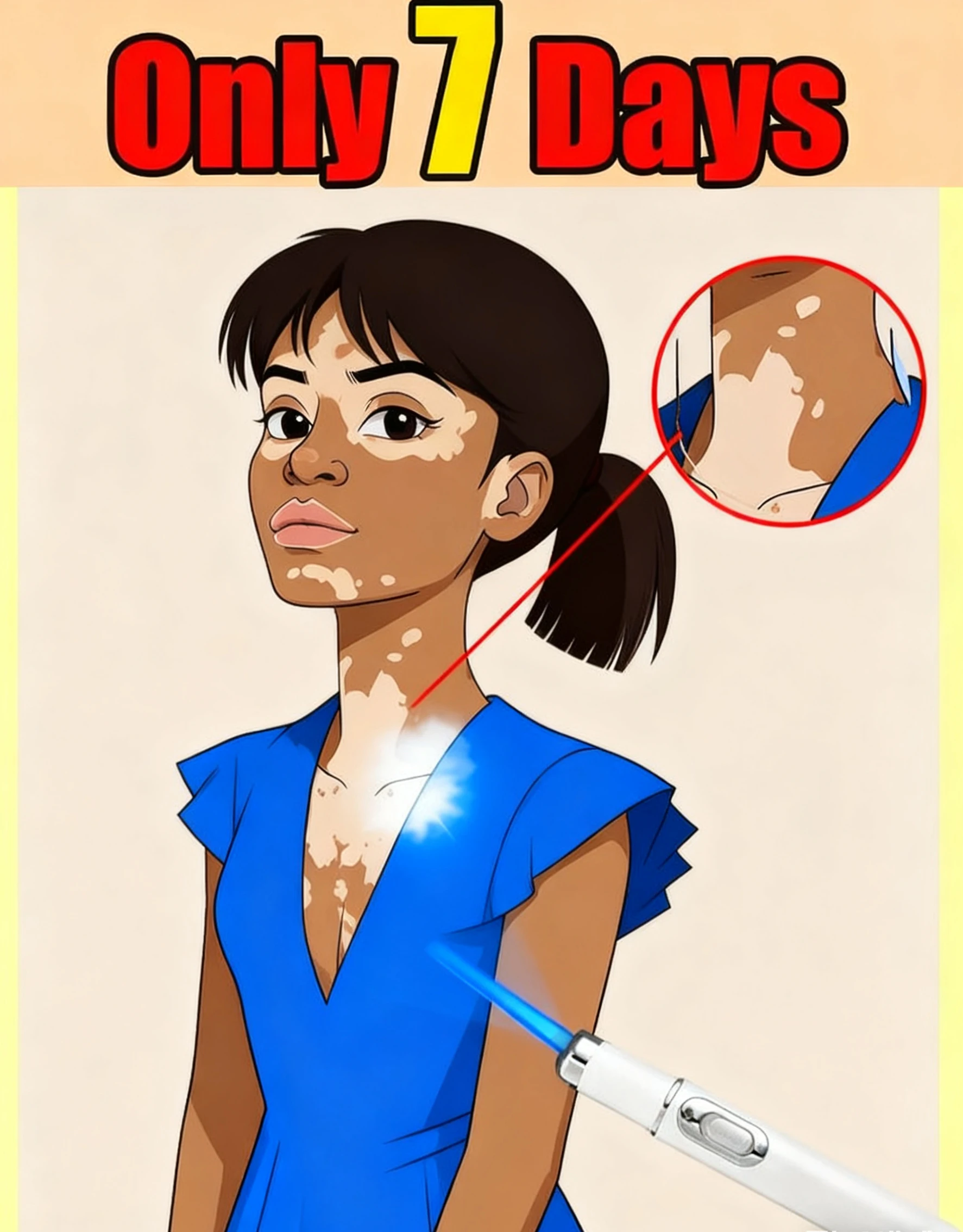 

Ручка для ухода за нежным синим светом: безопасно и эффективно минимализует белые пятна с успокаивающим и удобным лечением.