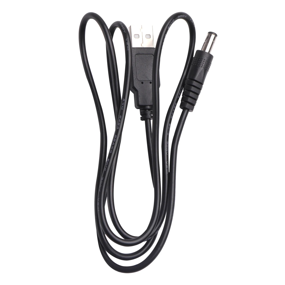 

Черный USB-порт длиной 1 м, 5 В, 5,5x2,1 мм, разъем кабеля питания постоянного тока для небольших электронных устройств, USB-удлинительный кабель (черный)
