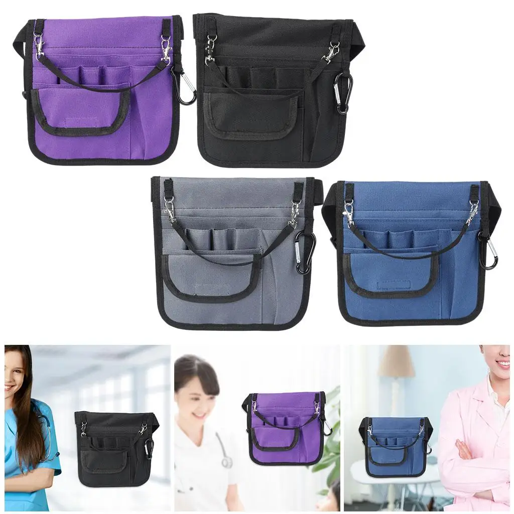 حقيبة الحقيبة وحزام قابل للتعديل، حزمة مراوح منظمة عملية متعددة الأقسام لملحقات مستلزمات العمال #3