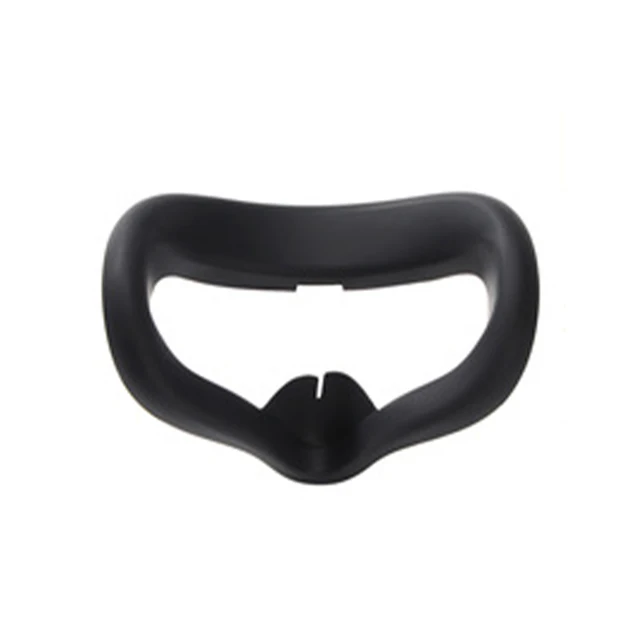 HUAYUWA Silicone VR Face Pad Ensemble D'accessoires Pour Casque Rift S, 1 Housse De Protection En Silicone + 1 Coque Avant En Silicone + 1 Coque Arrière En Silicone (Noir