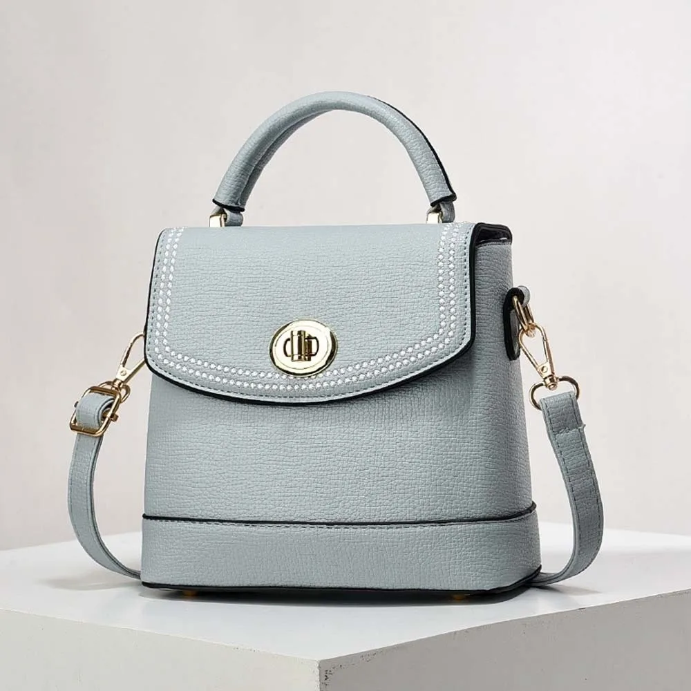 

Элегантная женская сумка из высококачественной искусственной кожи, большая вместительная портативная квадратная сумка с текстурой, цвета макарун, водоотталкивающая, на плечо, для работы