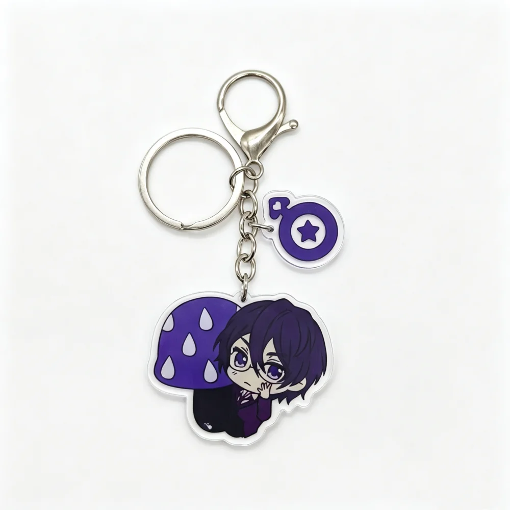 Anime Ayato Yuri Keiichi Akemi Yuu Kashima Cosplay Keychain Acrylic Colorful Keyring Bag Pendant Key Chain Jewelry Accessory