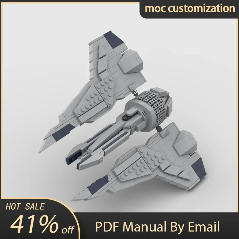 

414pcs Moc Star Battle Micro Kom'rk-class Fighter/Transport Model Building Blocks Bricks Diy Creative Assembly Toy Kid Gift
