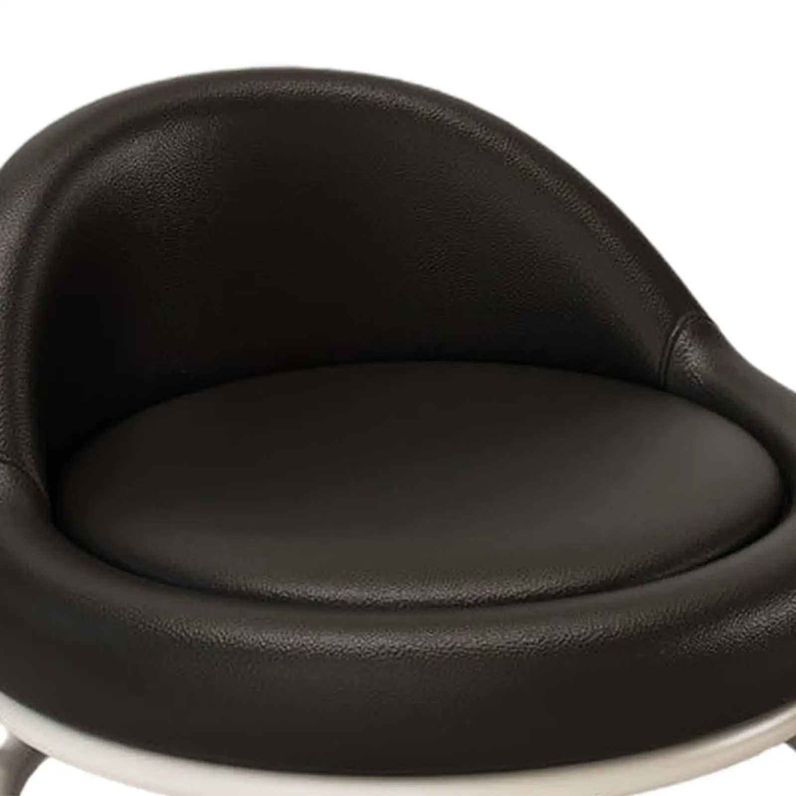 Rolling Stool Cleaning Sofa Foot Rest with Wheels Shoe Changing Roller Seat