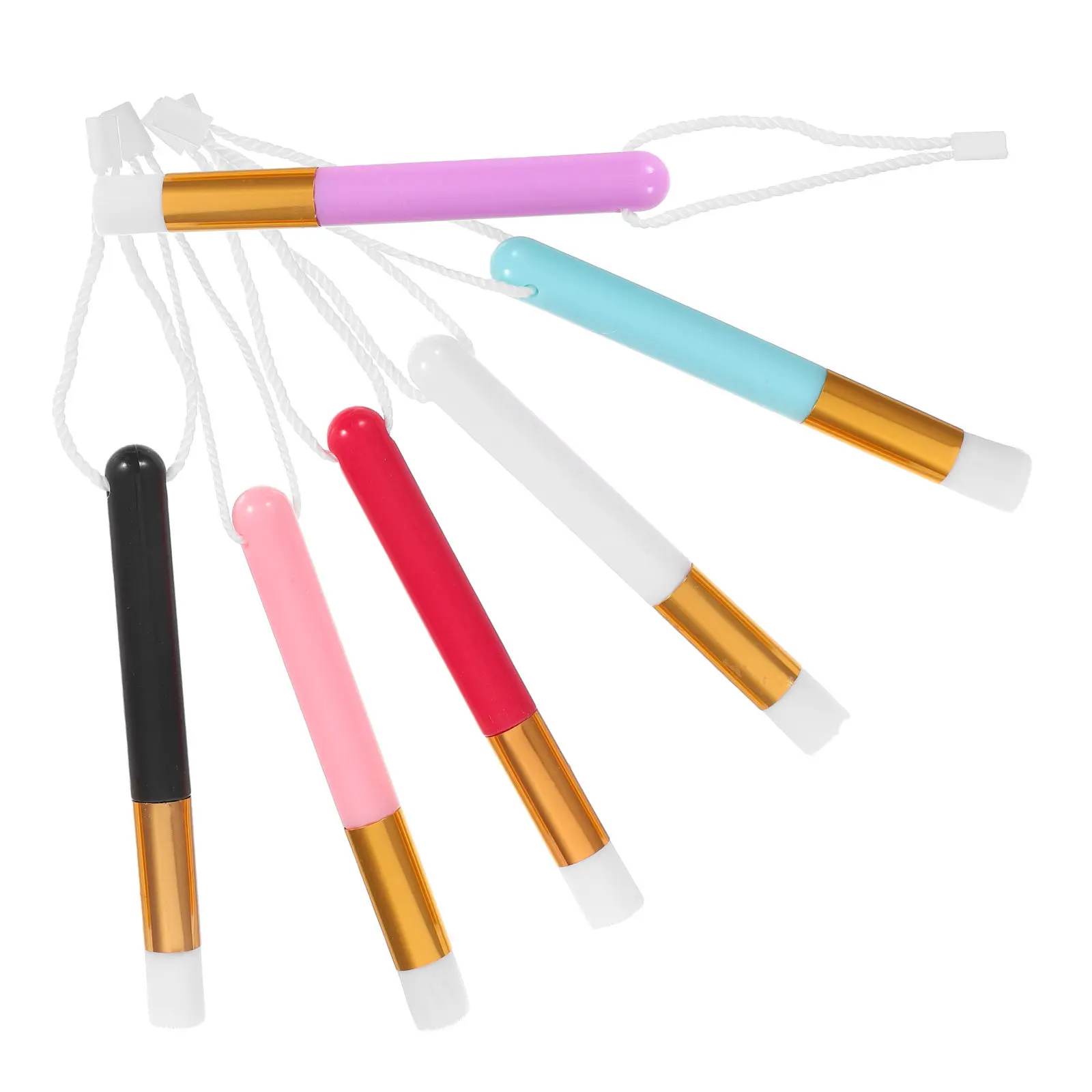 6Pcs Mini Ink Blending Brushes Precision Small Hand Tools Paper Cards Making Crafting Blending Tools for Ink Mixing Pigments