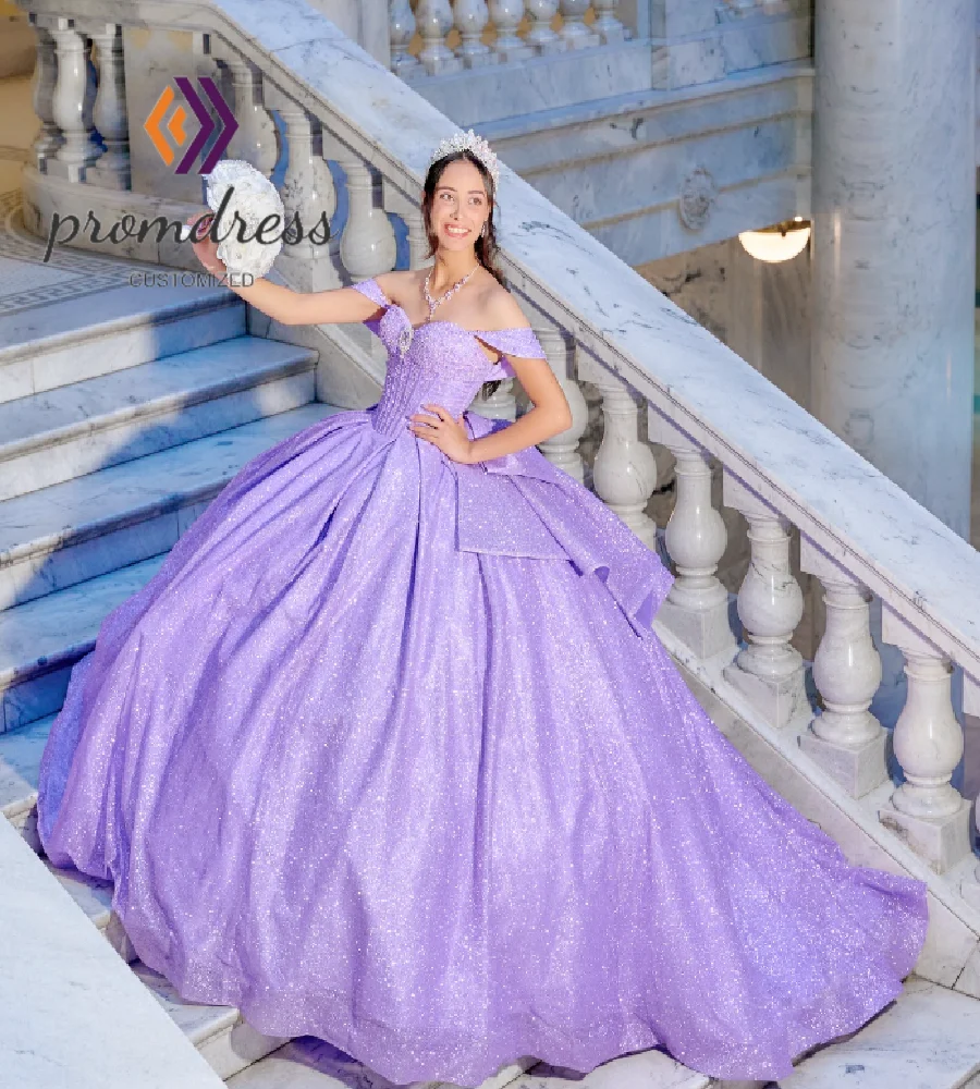 Sparkly Lilac Vesti…