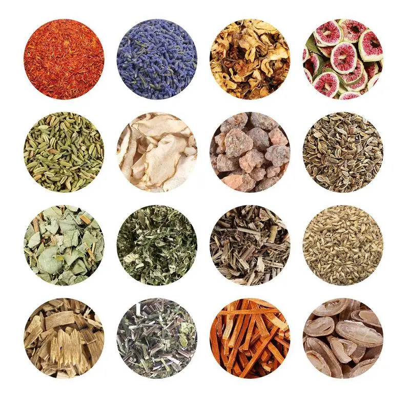 

30 Dried Herb Craft Herbs Kit Craft Supplies Crystal Spoon Witch Starters Herb Kit For Wiccan Rituals Ma-gical Spells