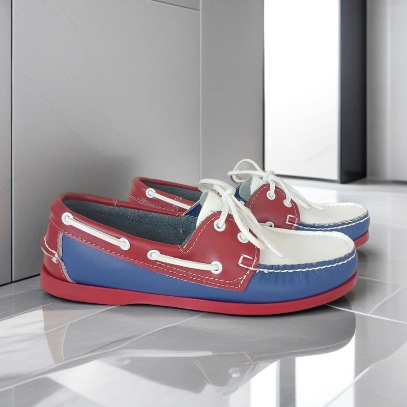 

Homme брендовая женская и мужская повседневная обувь из натуральной кожи, роскошные лоферы, мокасины, мужские топсайдеры ручной работы, удобная обувь Portland