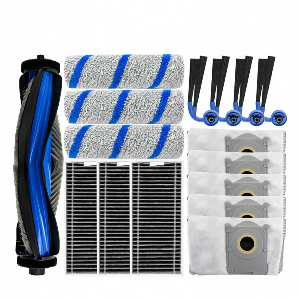 Robot Vacuum Cleaner Parts Kit For Ecovacs X11 Water Tank Version Pro Accessory Set Roller Brush Mop Dust Bag Filter